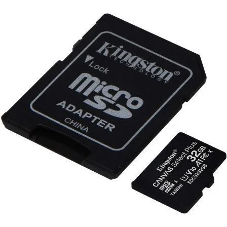 Kingston Canvas Select Plus 32 GB microSDHC con Adaptador SD Kingston Canvas Select Plus 32 GB microSDHC con Adaptador SD